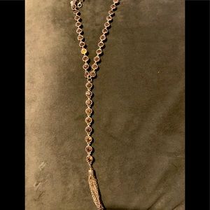Costume lariat necklace